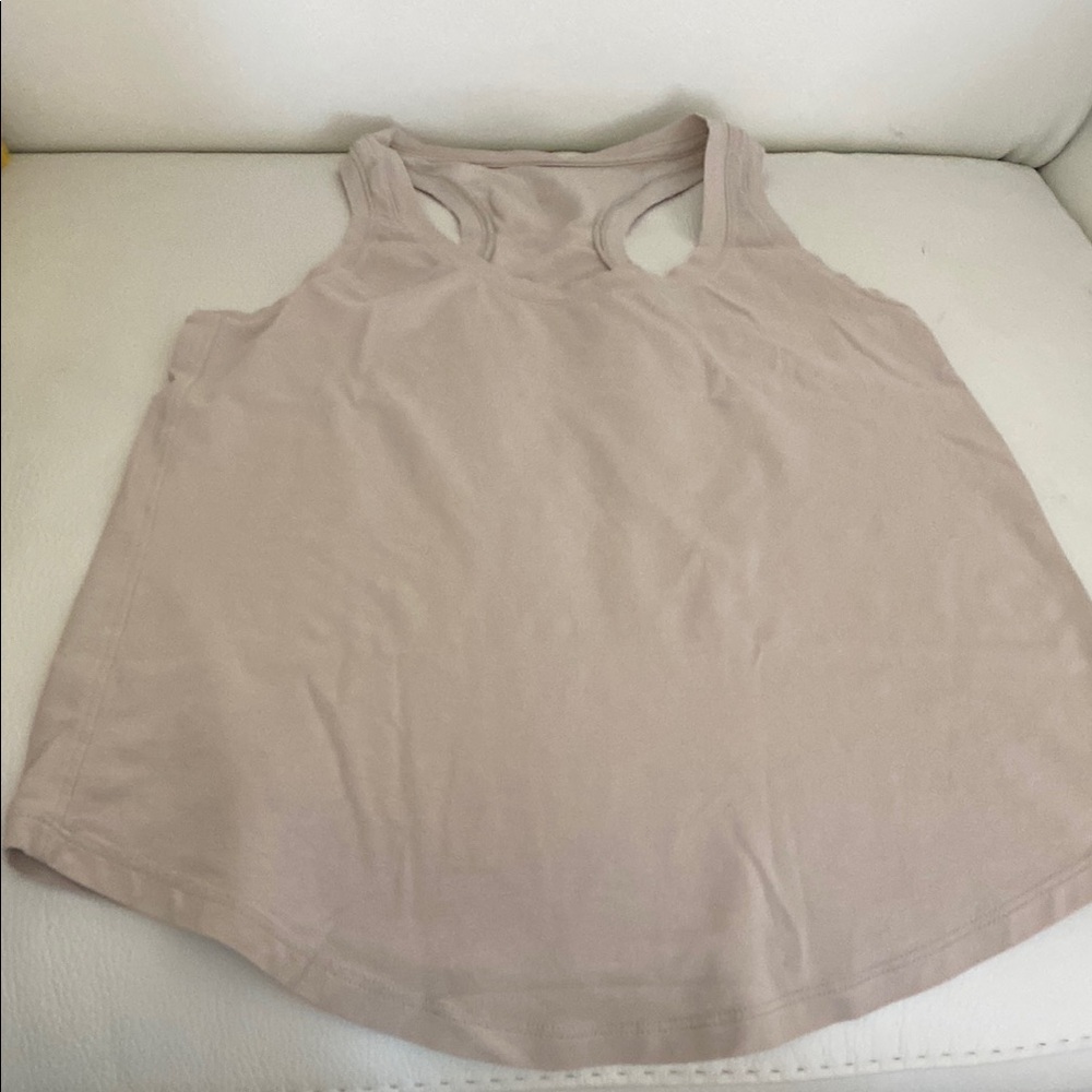 Lululemon Athletica Tan Sleeveless Tank Top